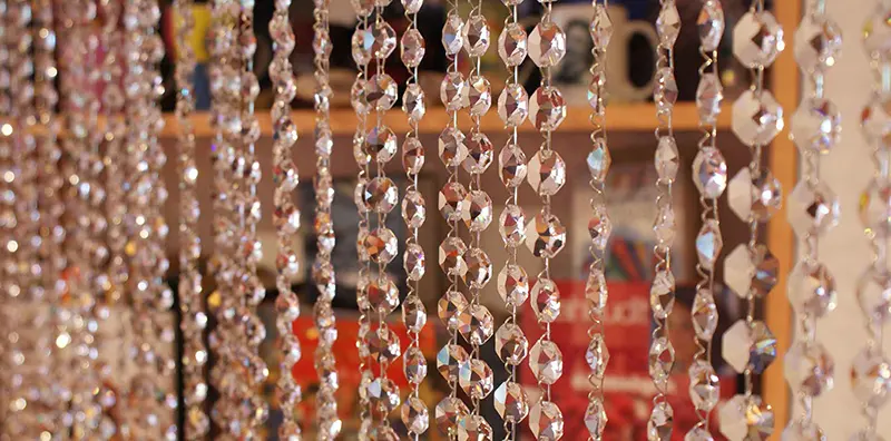 Kristályfüggöny - lakás, otthon berendezés