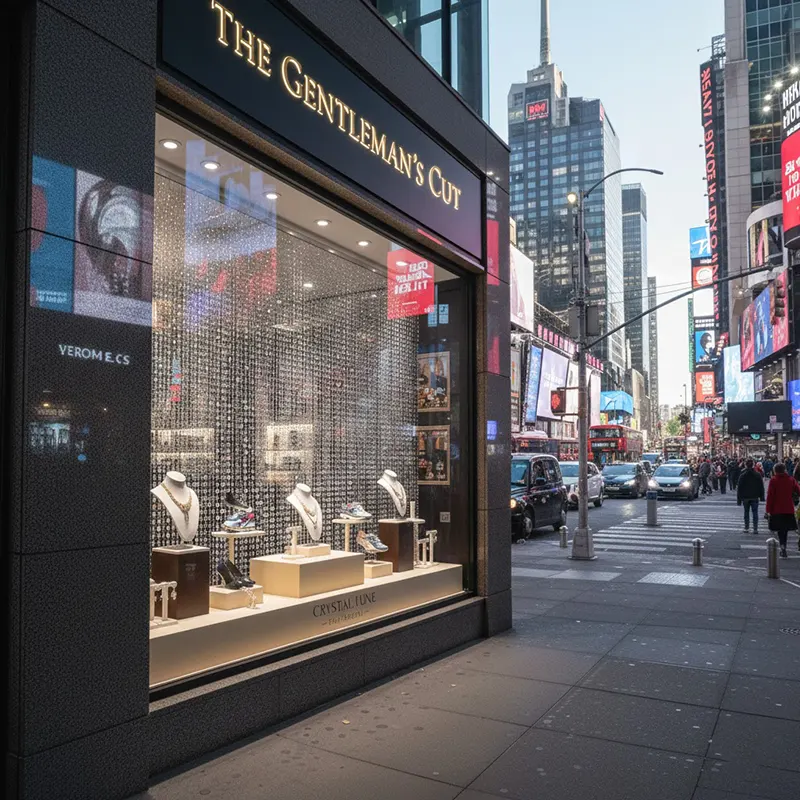 Kirakat dekoráció - kristályfüggöny